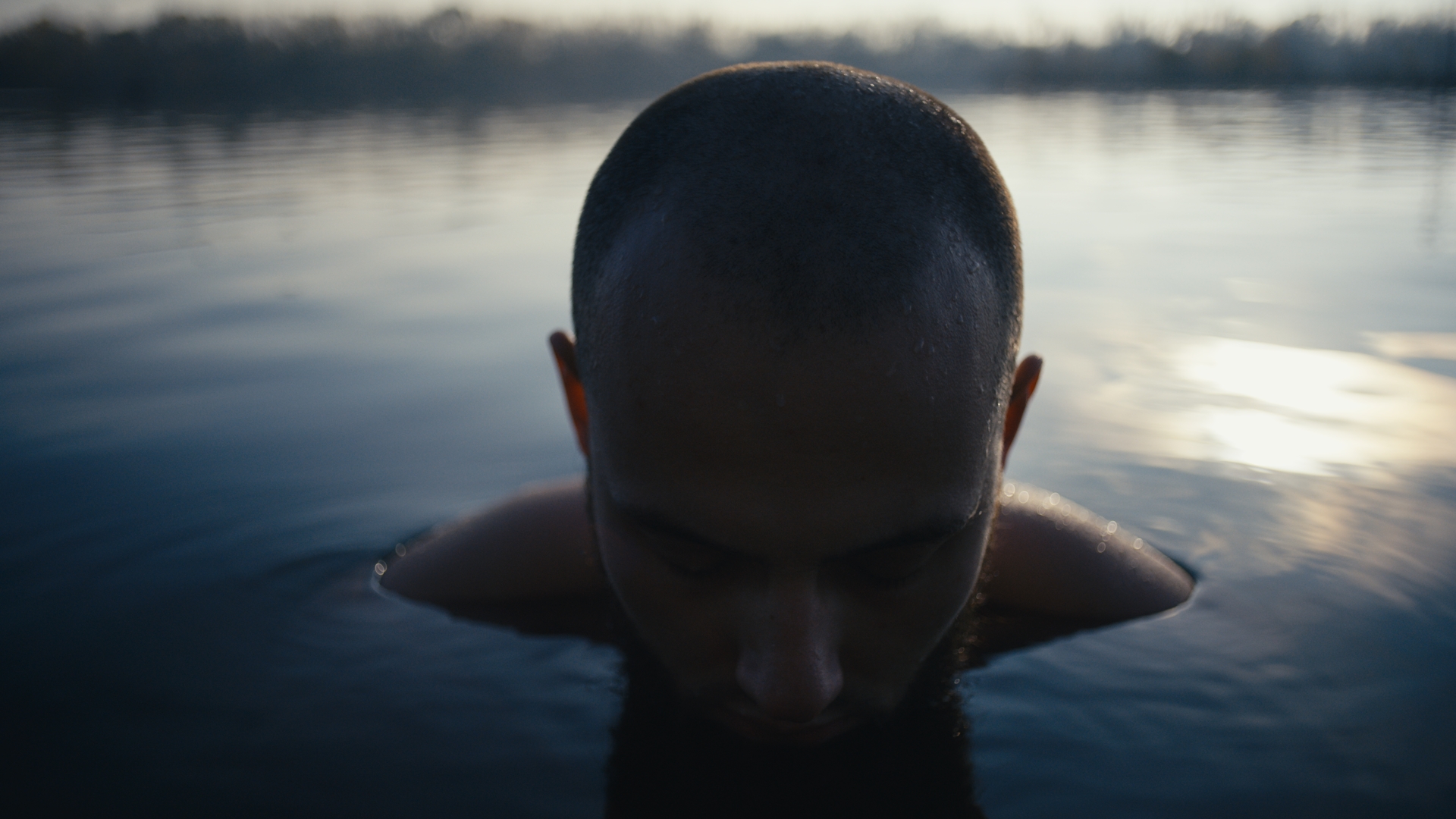 Bohdan Sirko in the Dnipro River
